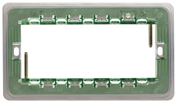 Plana 5M Mounting Frame w/ Screws For British Standard mounting boxes