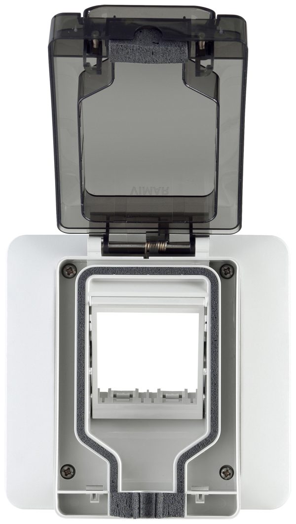 Enclosure: IP55 2 x Eikon,  Arke, or Plana modules