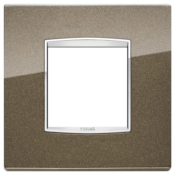 Plate: Metal, Metallic Siena Brown, 2M British Std. Eikon