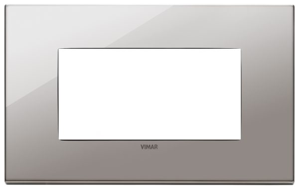 Plate: Metal, Black Chrome 4M, Eikon Exe