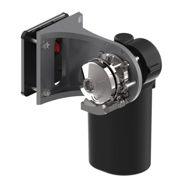 GECKO STERN WINDLASS, ALUMINUM 12v/600w, ROPE ONLY