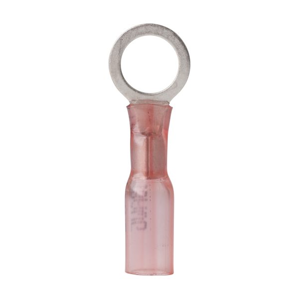 Ancor 22-18 5/16 Ring Terminal heat Shrink Red 100 Pack
