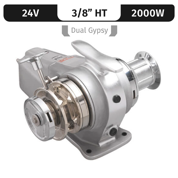 FALKON, 24V, 2000W, DUAL GYPSY 3/8"HT GYPSY X 2