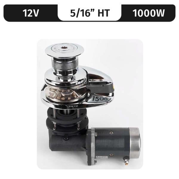 PROJECT 1000/X2, 12VDC, 1000W CAPSTAN, 5/16"HT GYPSY