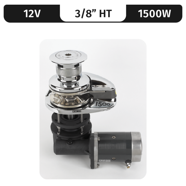 PROJECT 1500/X3, 12VDC, 1500W CAPSTAN, 3/8"HT GYPSY