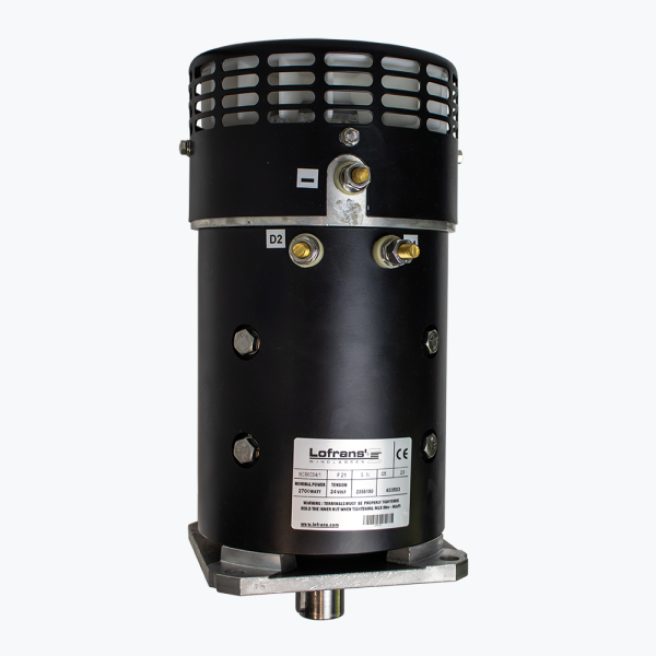 Electric motor 2700 W 24 V, #433, 3-terminal
