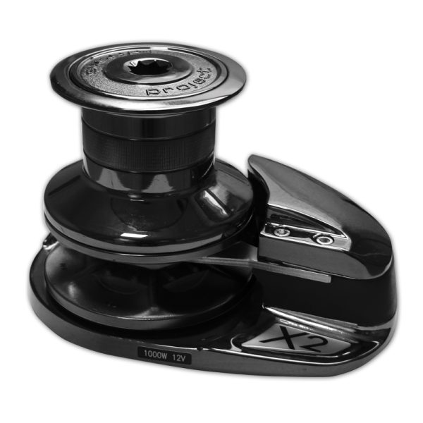 PROJECT 1000/X2, 12V, 1000W 5/16"HT GYPSY, CAPSTAN, DARK VERSION