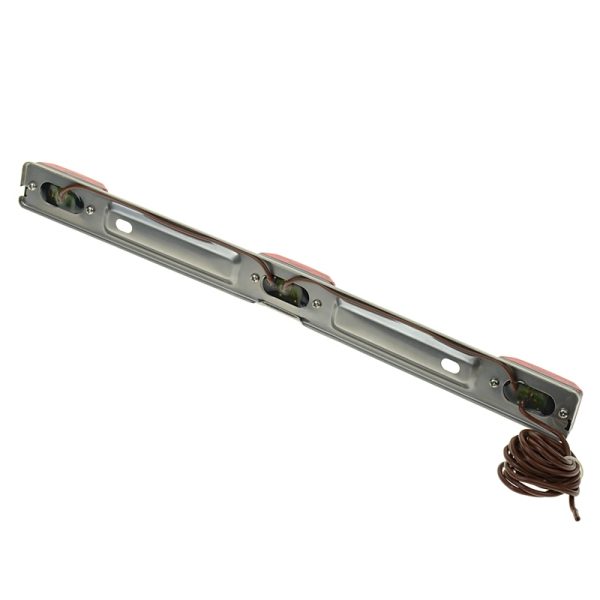 TRAILER LIGHT BAR LED SS 14" MINI RED - Image 2