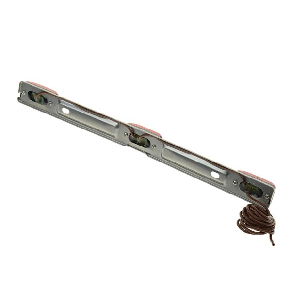 TRAILER LIGHT BAR INCND SS 14" MINI RED - Image 2
