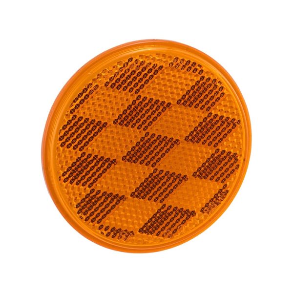 3 ROUND REFLECTOR - RED