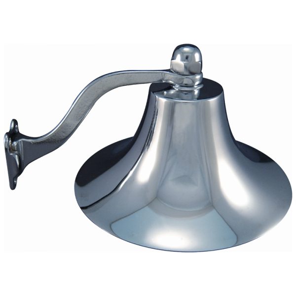 BELL 8" CHROME BRASS