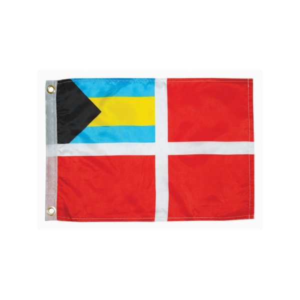 FLAG 12X18 BAHAMAS CRTSY