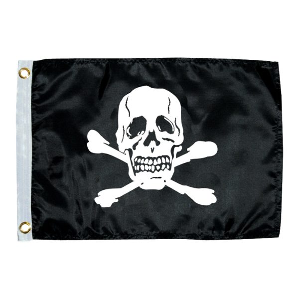 FLAG 12X18 JOLLY ROGER