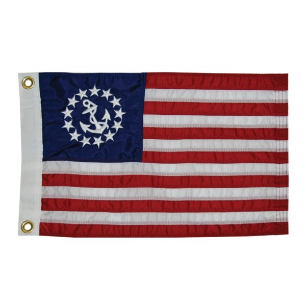 FLAG 12X18 US YACHT ENSG