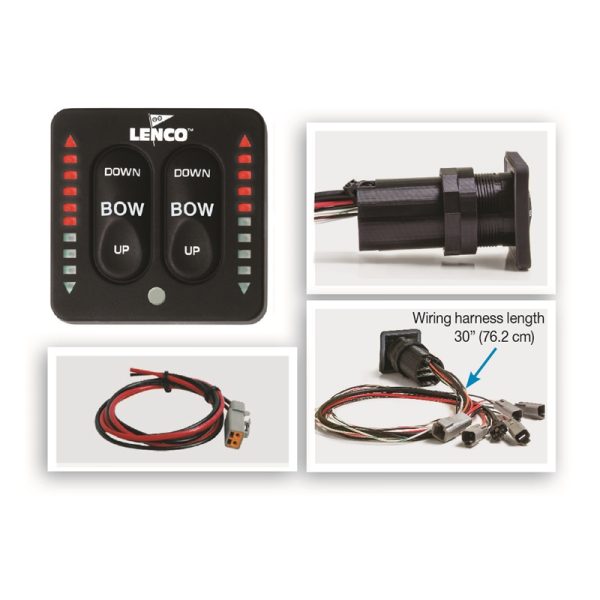 SWITCH LED 12/24V DL/ACT