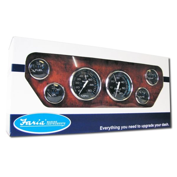GAUGE SET INBRD CHES BLK