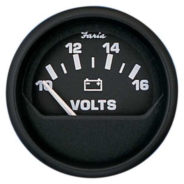 EURO BLK VOLT GAUGE