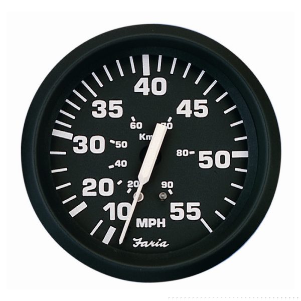 EURO BLK 55 MPH SPEEDO