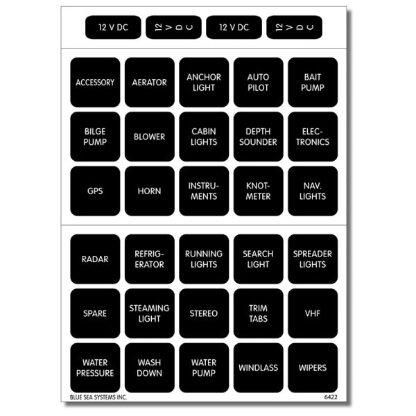 LABEL KIT BLK 30 LABELS