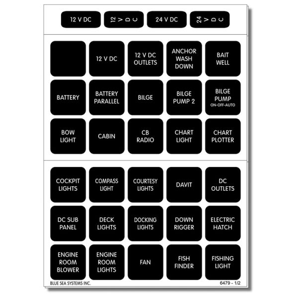 LABEL KIT BLK 60 LABELS