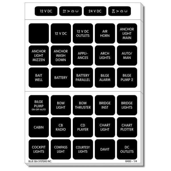 LABEL KIT BLK 120 LABELS