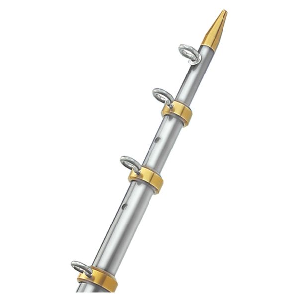 OR POLE HD 15' SILVR/GLD