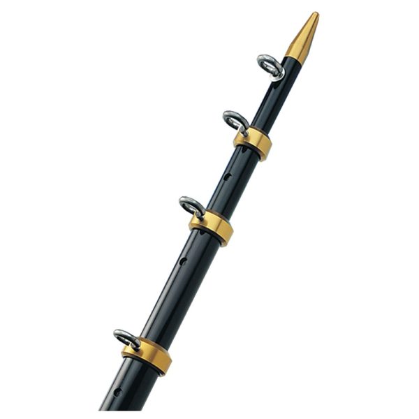 OR POLE 18' BLACK/GOLD