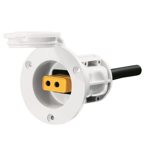 FLUSH MT PWR PORT WHITE