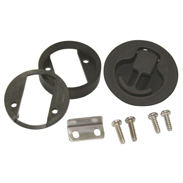 T HANDLE FLUSH LATCH BLK