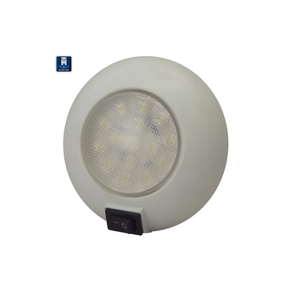 LED DOME LITE SRF MNT WH