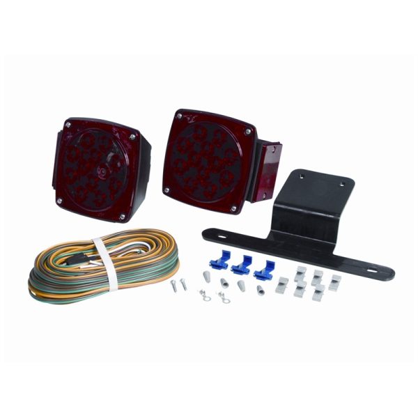 TRAILER TAIL LIGHT M/LED SQ<80 KIT