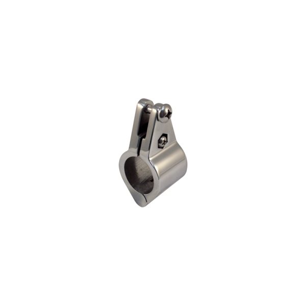 BIMINI TOP DECK HINGE SS RAIL MNT TO 1"
