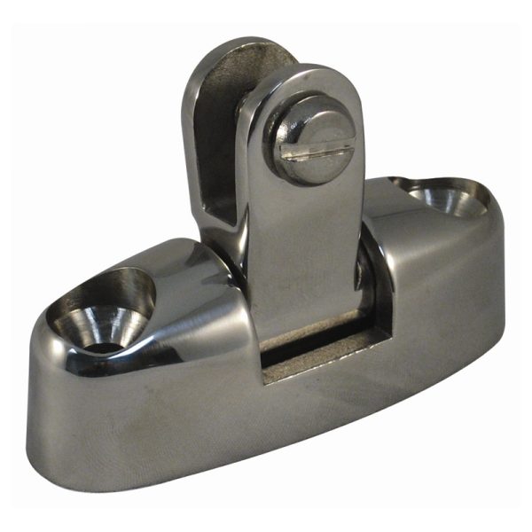 BIMINI TOP DECK HINGE SS SWIVEL