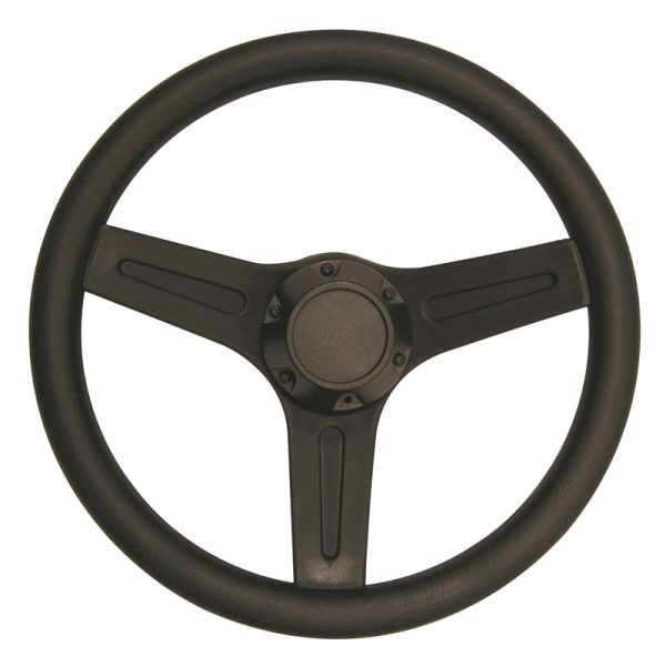 STEERING WHEEL PLASTIC BLK (BULK)