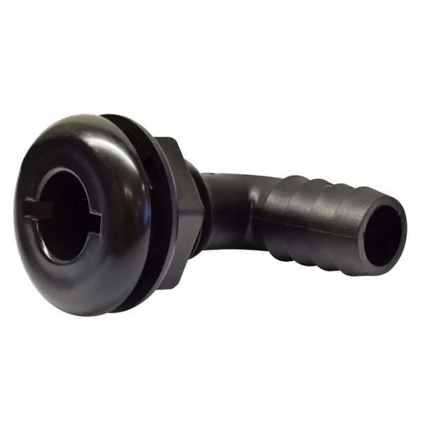 THRU HULL 90* BLK 3/4"