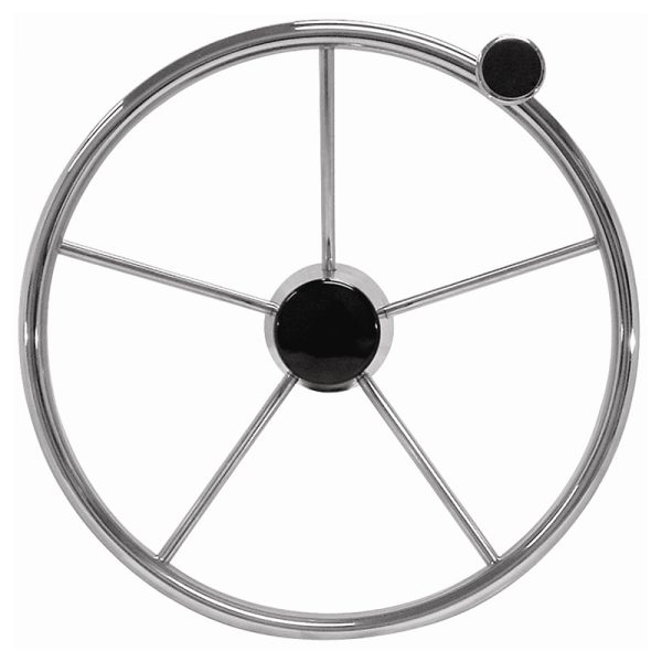 STR WHEEL SS DESTROYER W/KNOB 22* 13.5"