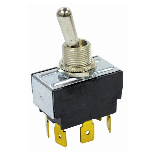 TOGGLE SWITCH DPDT ON/OFF/ON