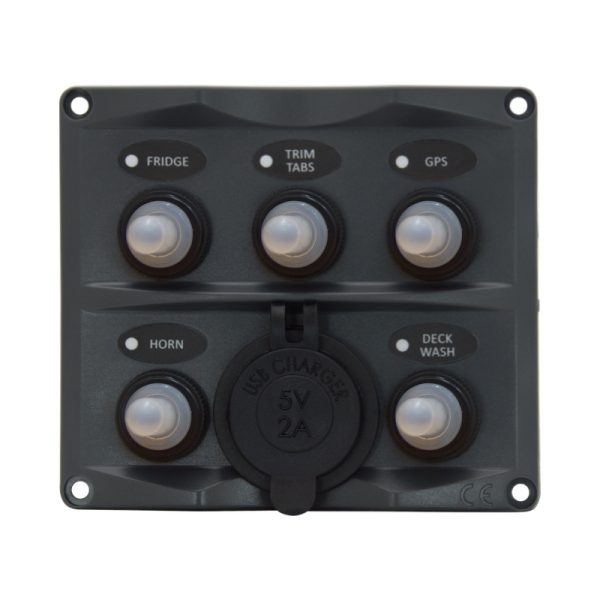 SWITCH PANEL ILUM/TOGGLE 5G & USB