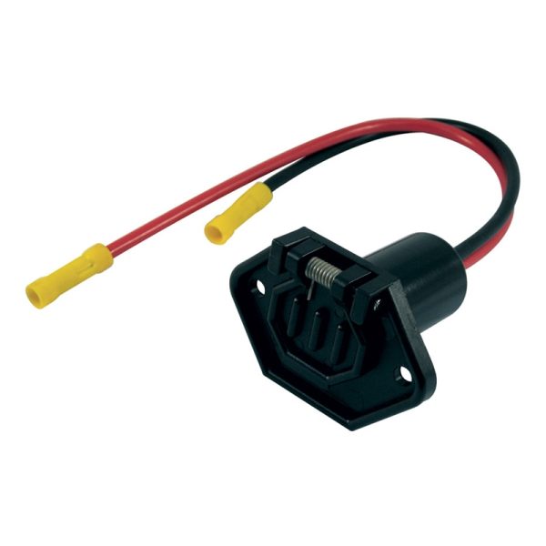 TROLL MOTOR SOCKET 2PIN 12V 10GA FEMALE