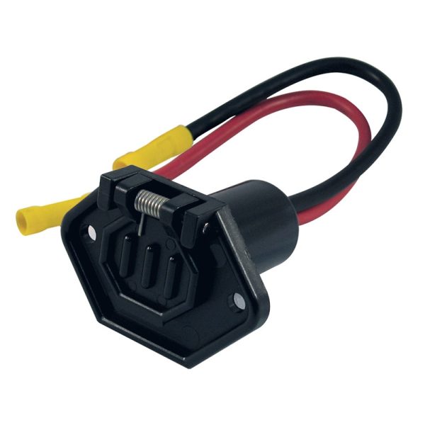 TROLL MOTOR SOCKET 2PIN 12V 8GA MALE