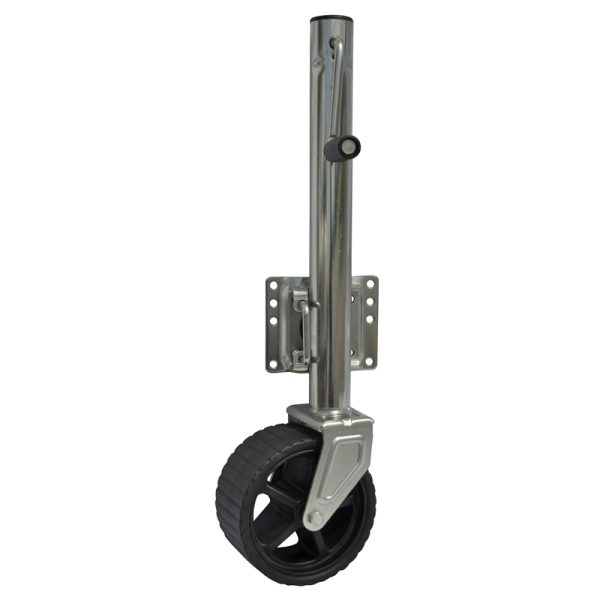 TRAILER JACK SWING UP 2000# WIDE WHEEL