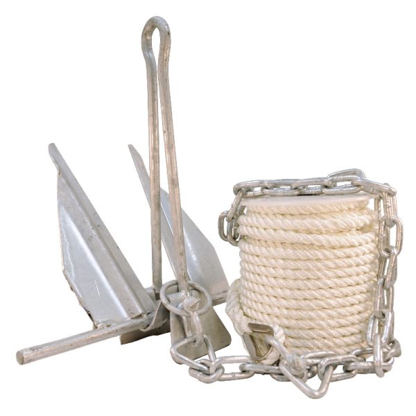 ANCHOR KIT 7E W/ROPE & CHAIN