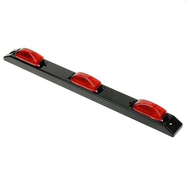TRAILER LIGHT BAR INCND BLK BASE 17" RED