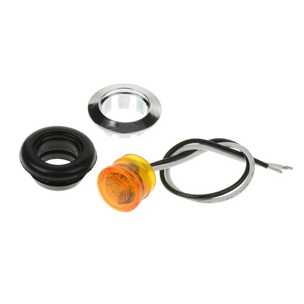 TRAILER CLEARANCE MINI LITE LED RND AMB