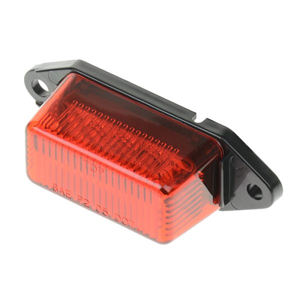 TRAILER CLEARANCE LITE LED TAB/MNT RED