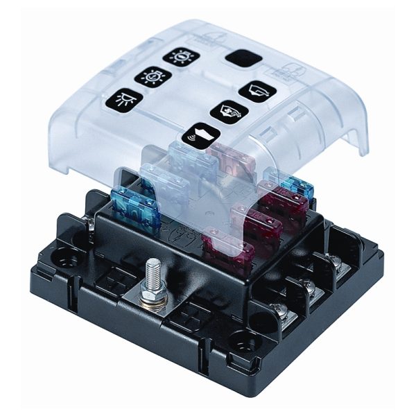 HOLDER FUSE 6 WY SCR TRM
