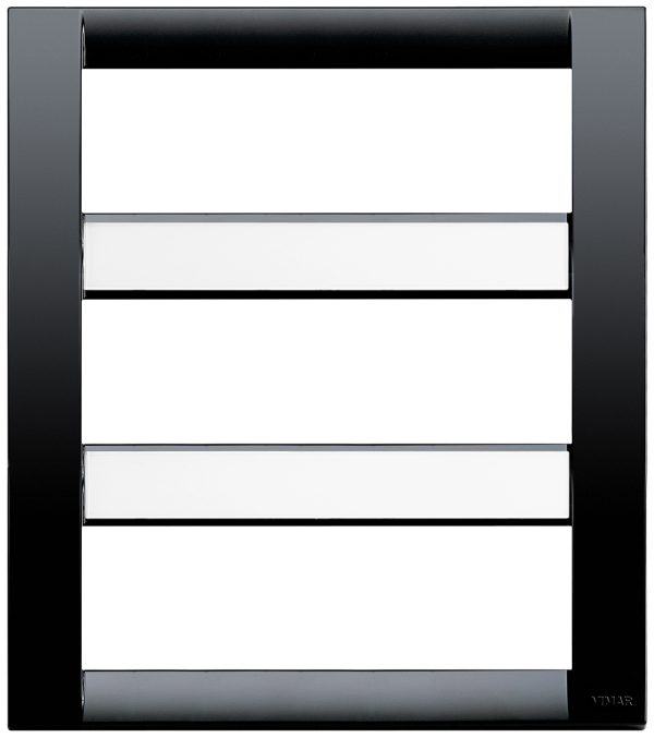 Idea: Classic Cover Plate, 18-Module,      Technoploymer, Black
